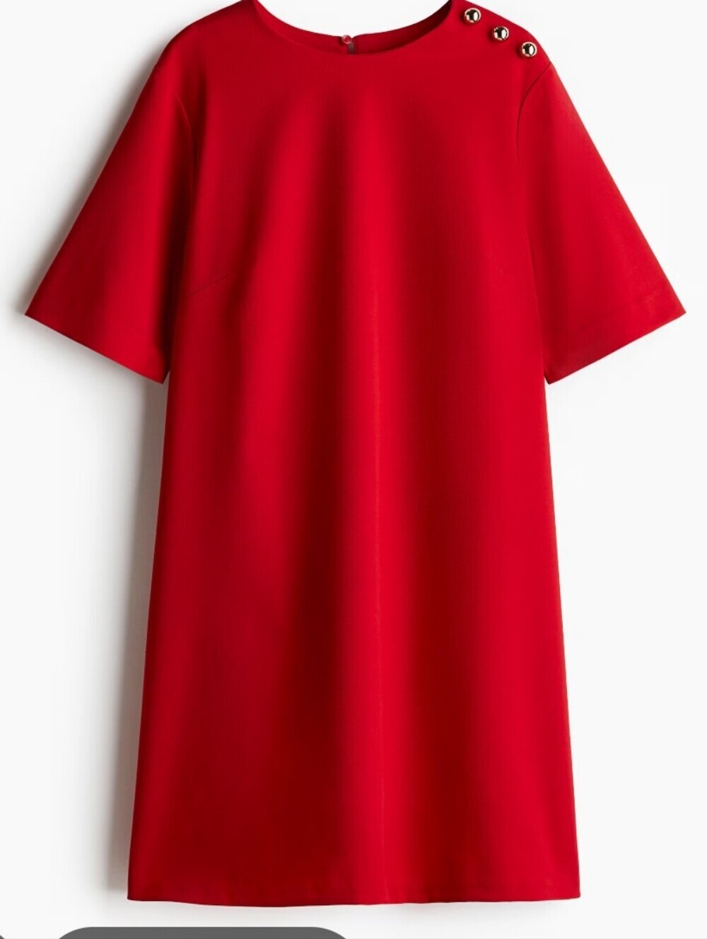 NWT H&M A Line Red Dress    Size M